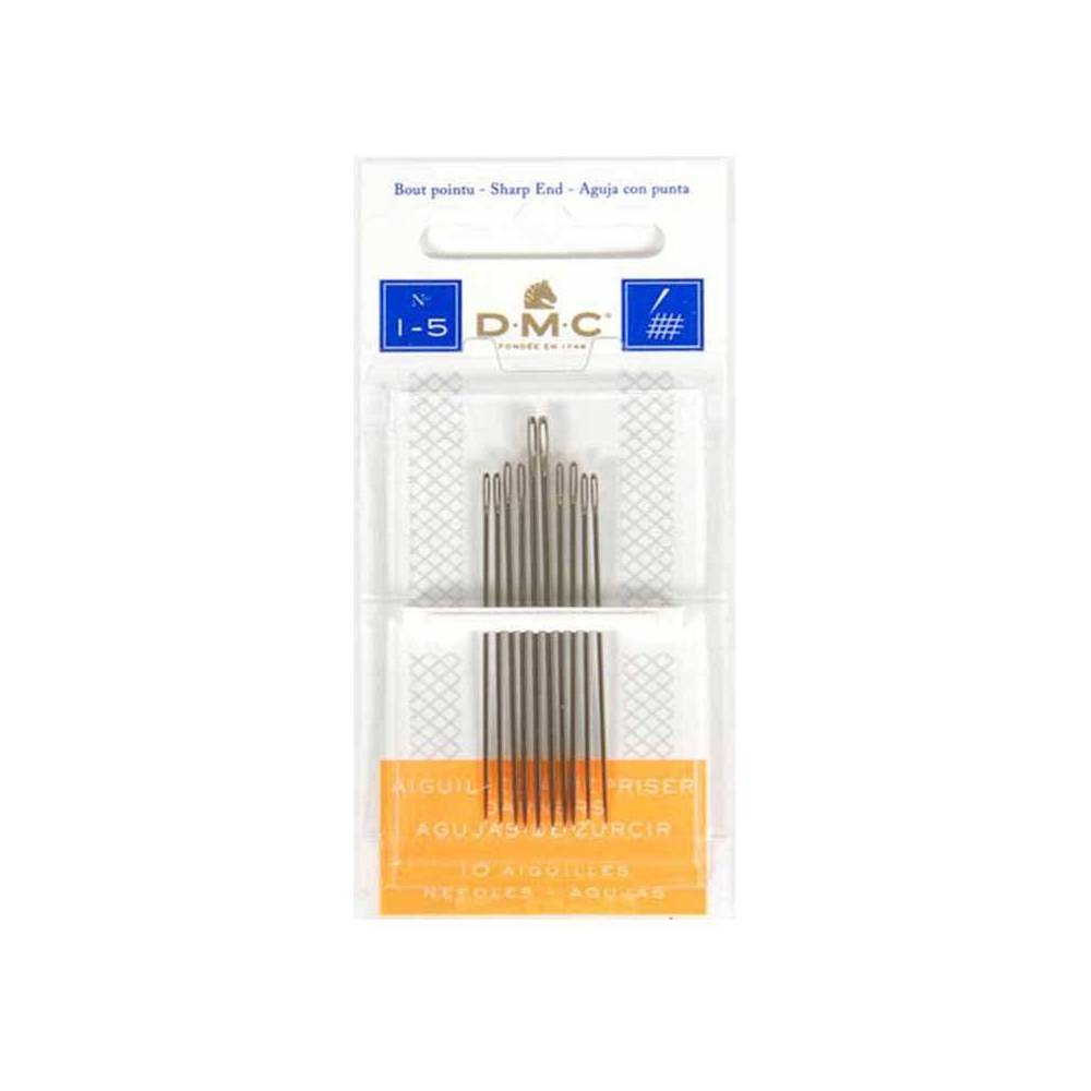 Darning needles assorted No. 1-5, 5 pcs., DMC (1769/1)