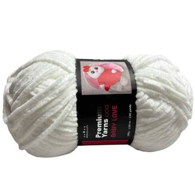Пряжа Premium Yarns Baby Love 100 вершковий білий (363)
