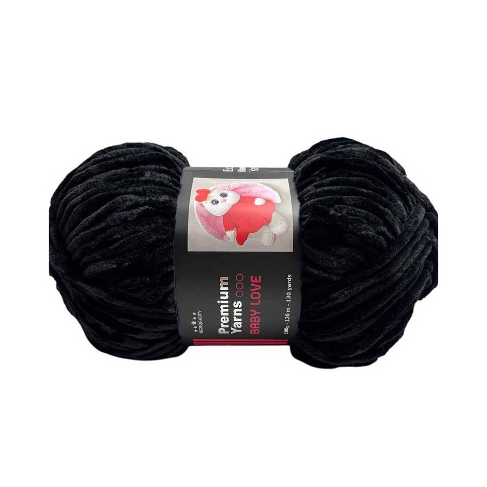 Пряжа Premium Yarns Baby Love 100 чорний (311)