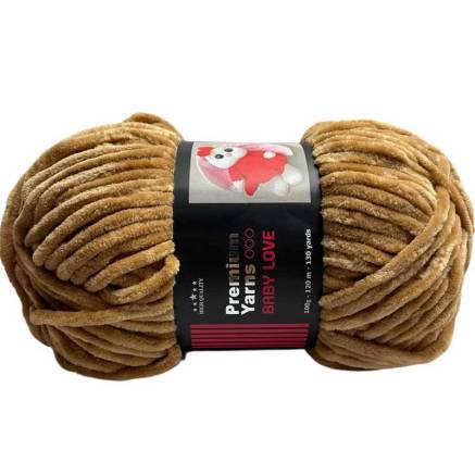 Пряжа Premium Yarns Baby Love 100 светло-коричневый (337)