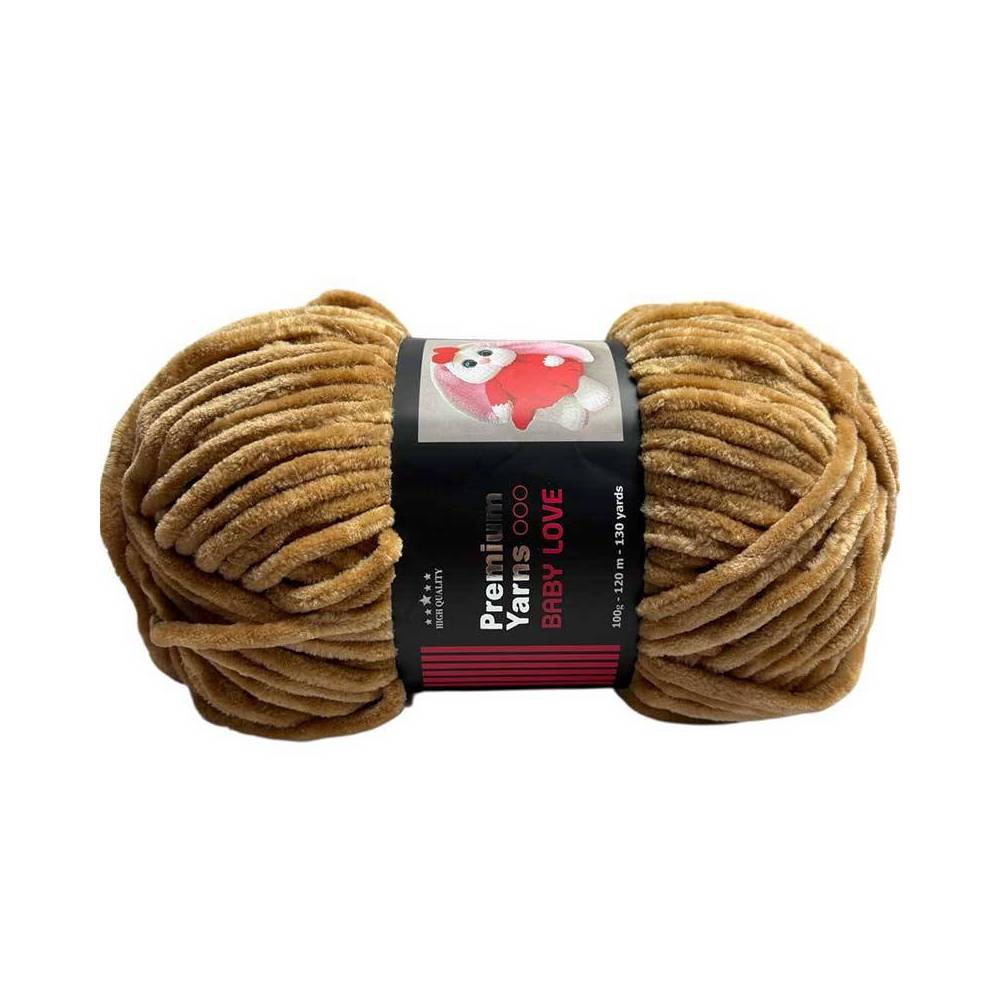 Пряжа Premium Yarns Baby Love 100 світло-коричневий (337)