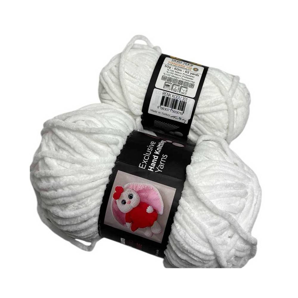Пряжа Premium Yarns Baby Love 100 білий (301)