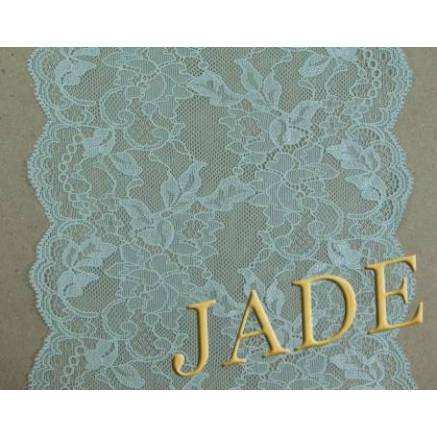 Elastic lace, mint color, 17 cm, 1 m (1234-16)