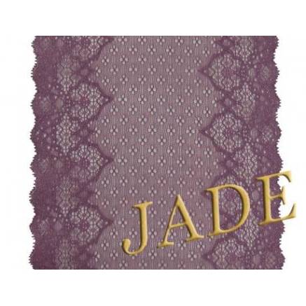 Elastic lace, lilac color, 17 cm, 1 m (1149-14)