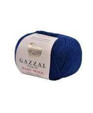 Yarn Gazzal Baby Wool dark blue (802)