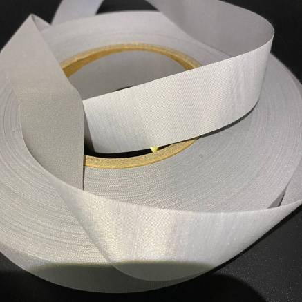 Reflective textile tape 10 cd 25 mm, polyester