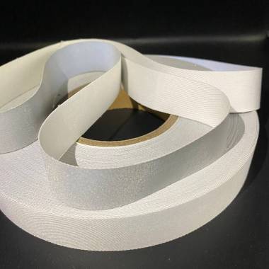 Reflective textile tape 300 cd 25 mm, cotton