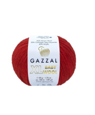 Yarn Gazzal Baby Wool XL red (811)