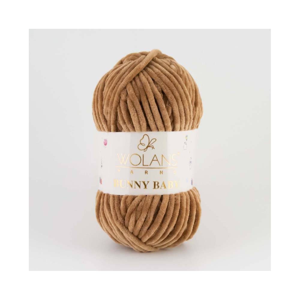 Пряжа Wolans Yarns Bunny Baby грецкий орех (10041)