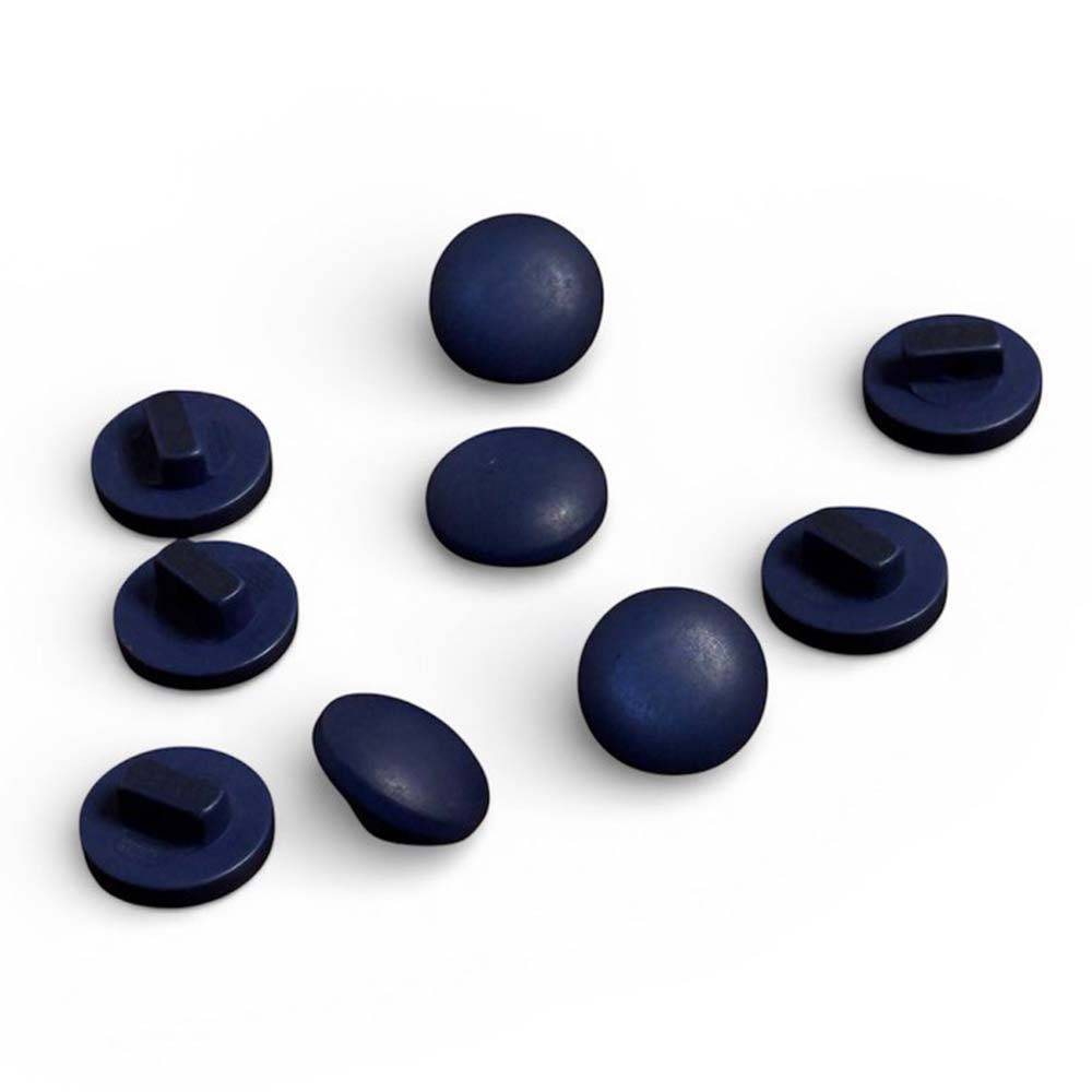 Women's blouse button, blue, 11 mm