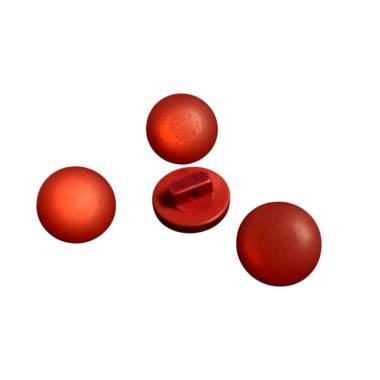 Women's blouse button, red, 11 mm
