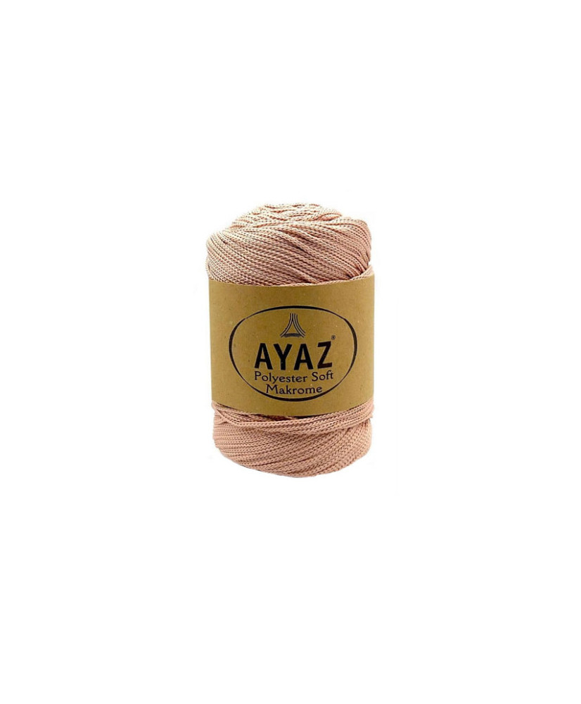 Polyester Soft Makrome AYAZ cord, powder (1722) Polyester Soft Makrome AYAZ cord, powder (1722)