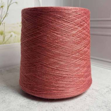 Yarn on a cone 50/50 salmon (910 грамм), Nm 1/16