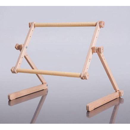 Wooden tabletop embroidery machine "Zyablik" with a 25х32 cm hoop, Arabesque