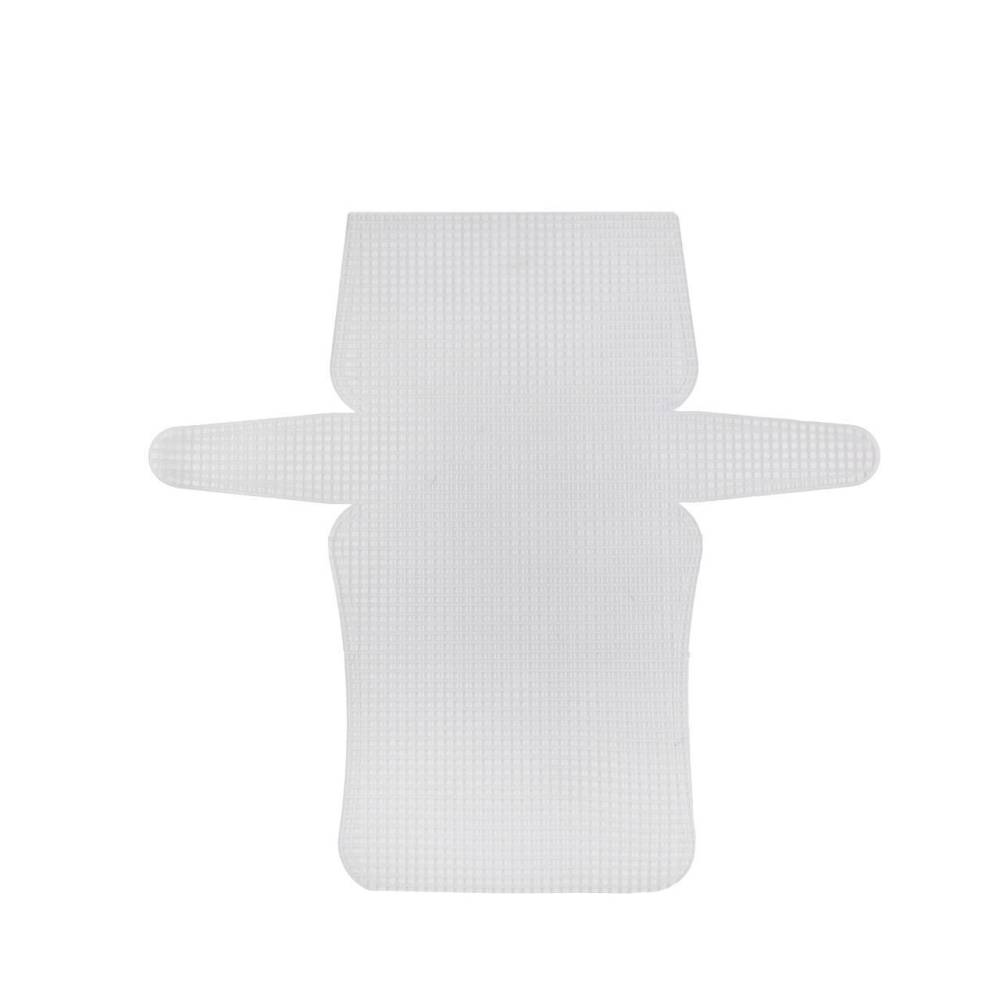 Plastic canvas for a clutch bag, 50*54 cm, white