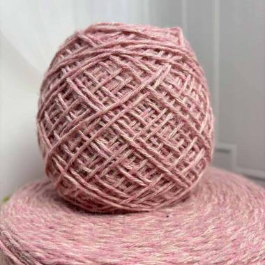 Yarn on the cone Cappotto Nm 2 (100 grams), pink Filatura Astro