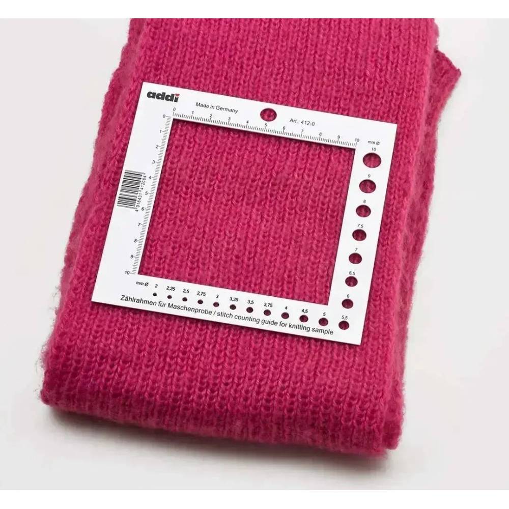 Addi Knitting Needle Gauge and Size Guide (412-0)