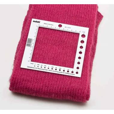 Addi Knitting Needle Gauge and Size Guide (412-0)