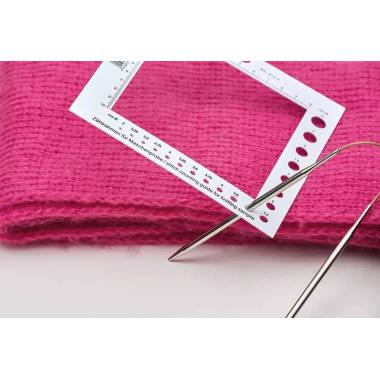 Addi Knitting Needle Gauge and Size Guide (412-0)