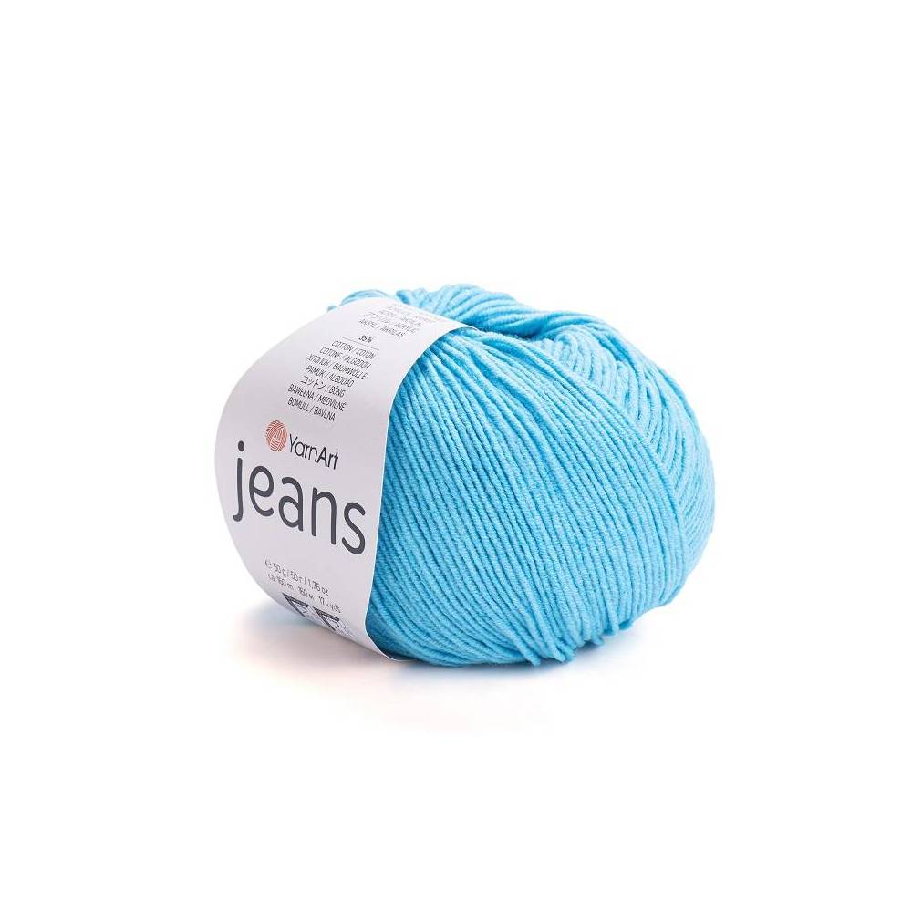 Yarn YarnArt Jeans light turquoise (33)
