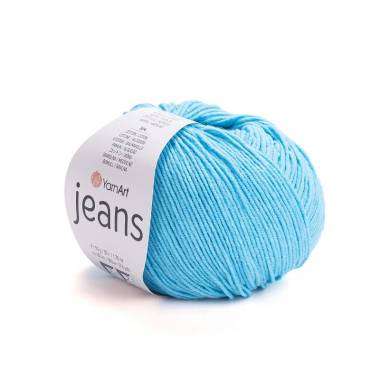 Пряжа YarnArt Jeans світла бірюза (33)