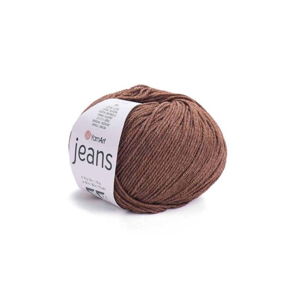 Пряжа YarnArt Jeans коричневий (70)