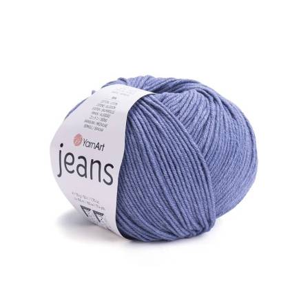 Пряжа YarnArt Jeans сіро-синій (68)