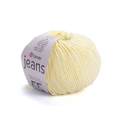 Пряжа YarnArt Jeans ніжно-жовтий (67)