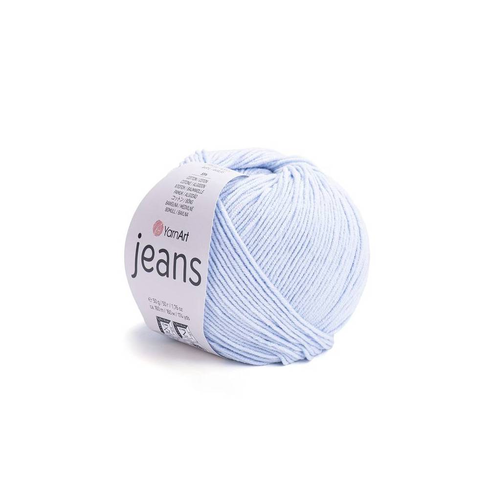 Пряжа YarnArt Jeans светло-голубой (75)