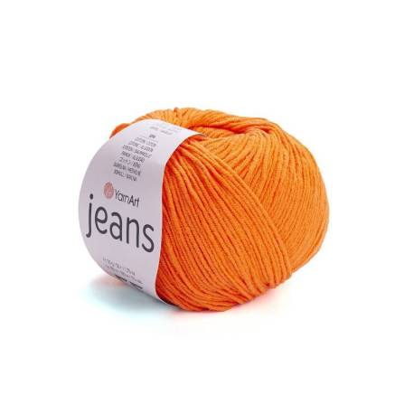 Yarn YarnArt Jeans orange neon (77)