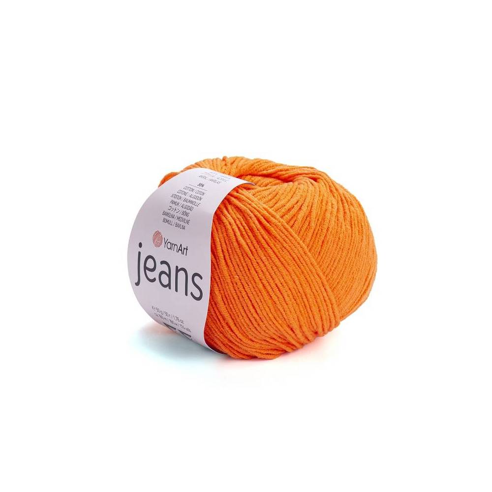 Yarn YarnArt Jeans orange neon (77)