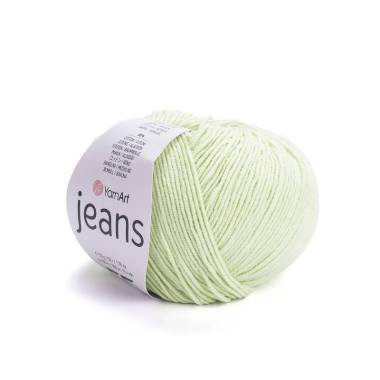 Пряжа YarnArt Jeans нежно-салатовый (11)