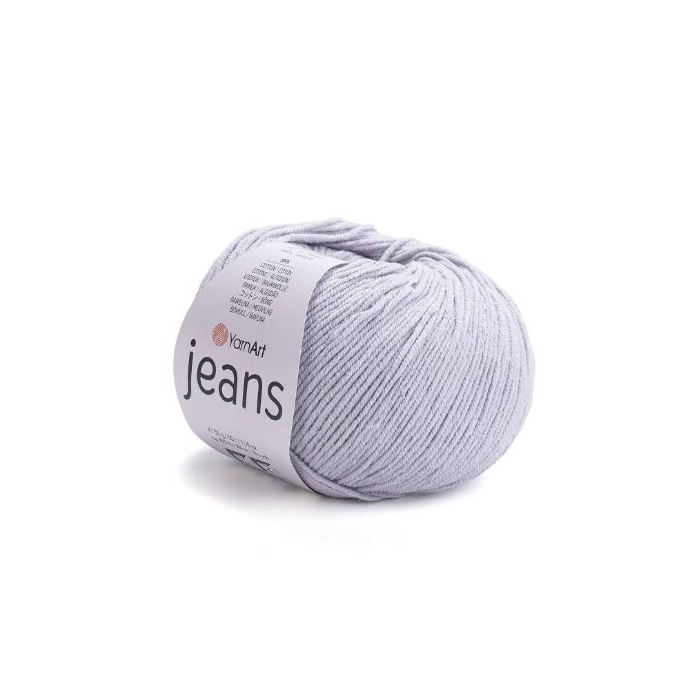 Пряжа YarnArt Jeans світло-сірий (80)