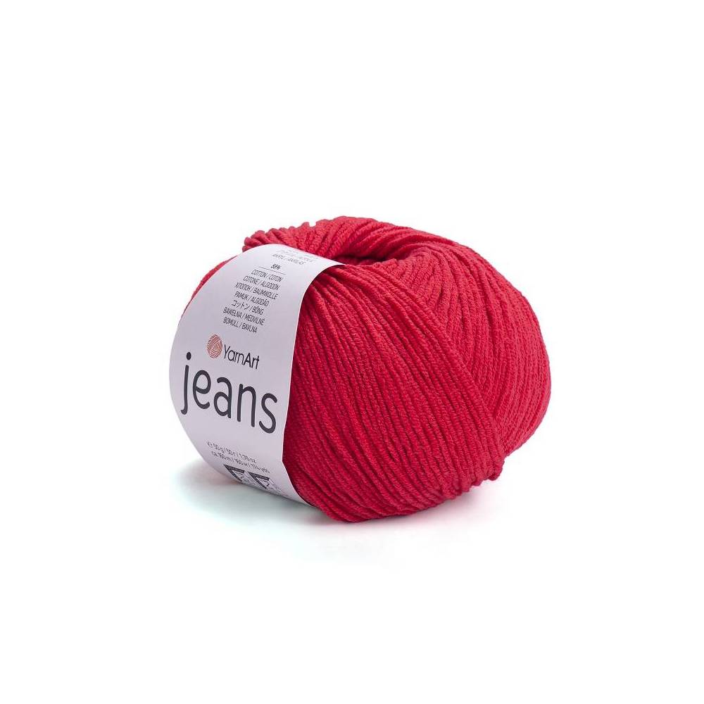 Yarn YarnArt Jeans red (90)
