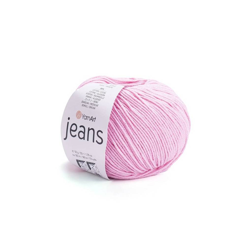 Пряжа YarnArt Jeans розовый (36)