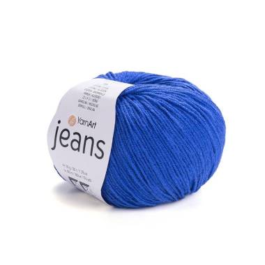 Пряжа YarnArt Jeans електрик (47)