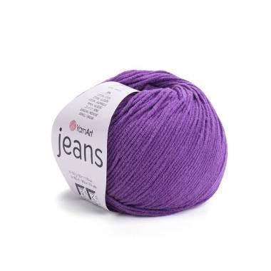 Пряжа YarnArt Jeans фиолетовый (50)