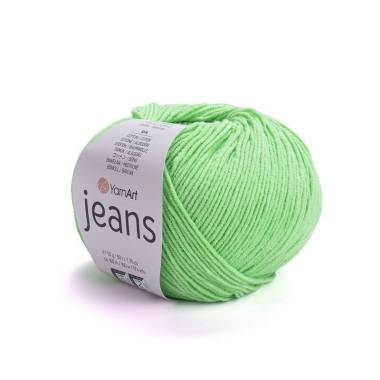 Пряжа YarnArt Jeans яскраво-салатовий (60)