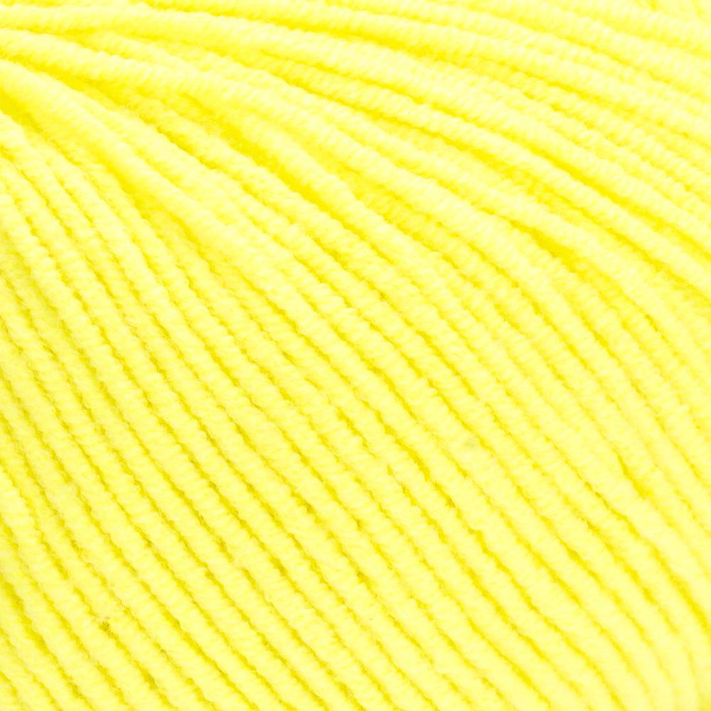 Yarn YarnArt Jeans bright yellow neon (58)