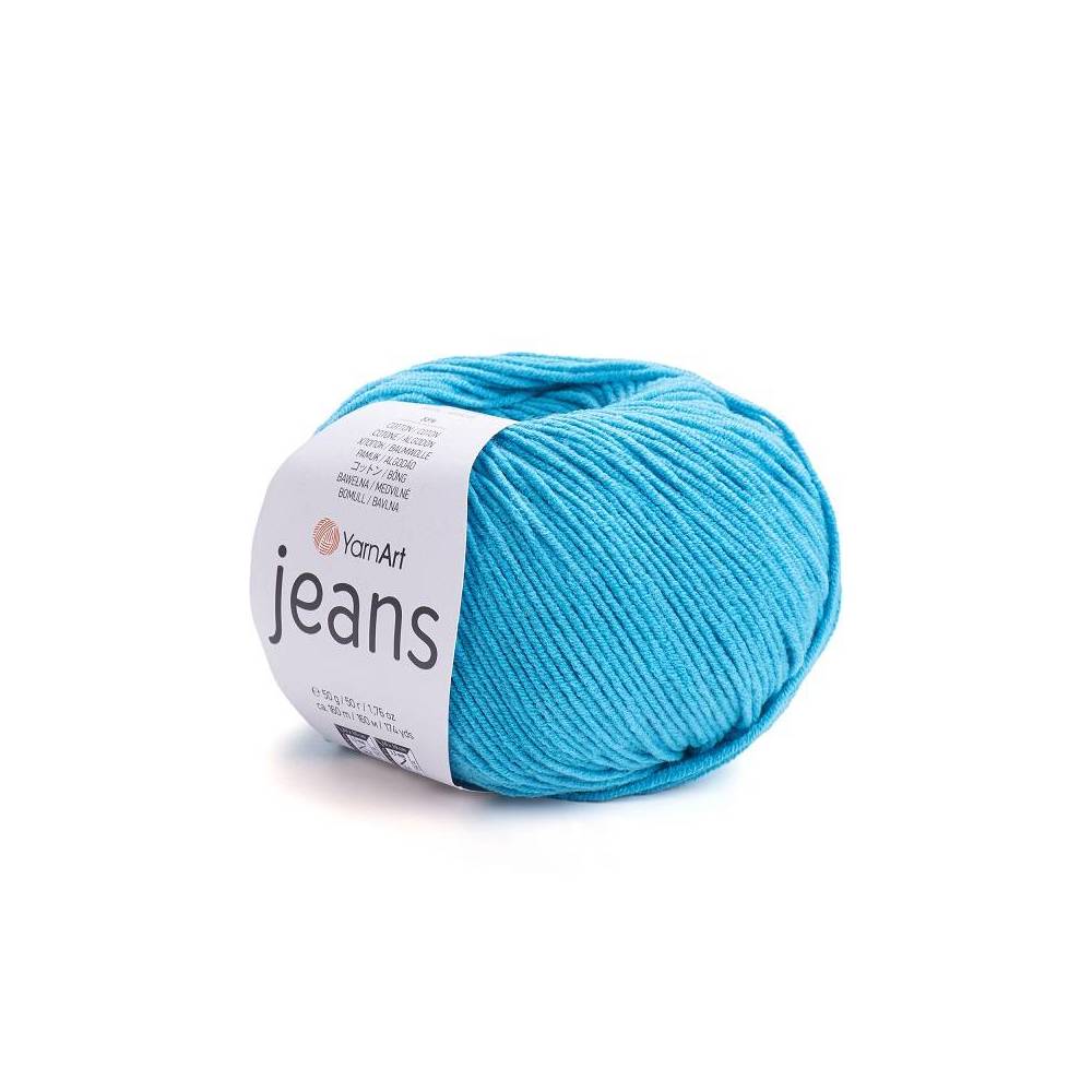 Пряжа YarnArt Jeans бірюза (55)