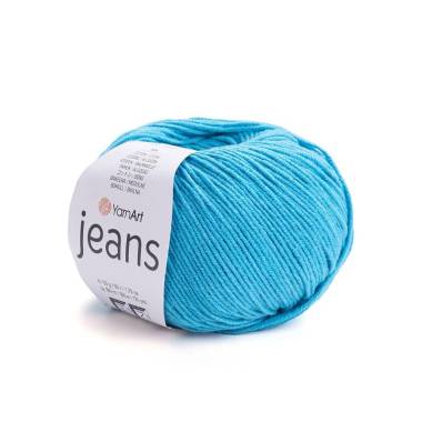 Пряжа YarnArt Jeans бірюза (55)