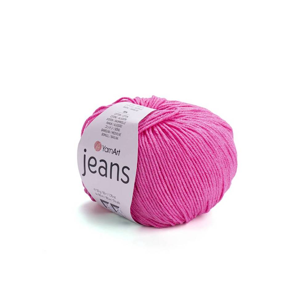 Пряжа YarnArt Jeans розовый (42)