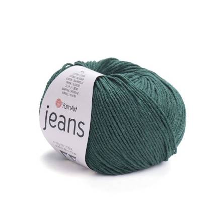 Yarn YarnArt Jeans green velvet (92)
