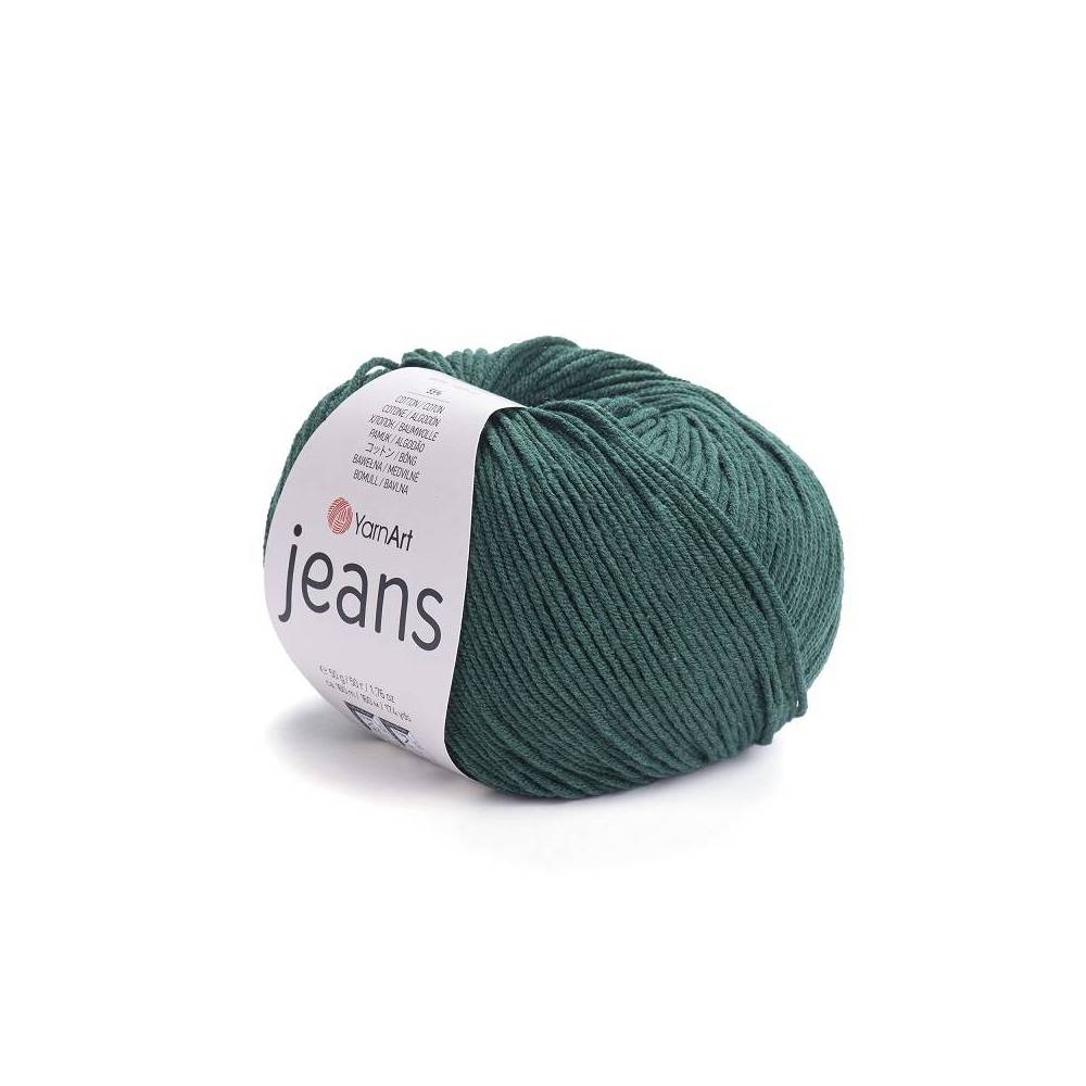 Yarn YarnArt Jeans green velvet (92)