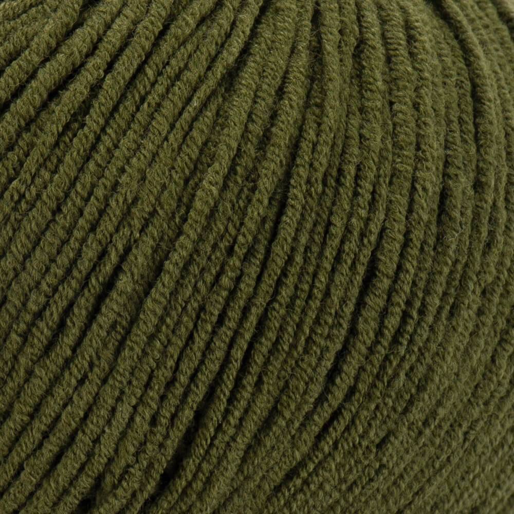 Yarn YarnArt Jeans green khaki (82)