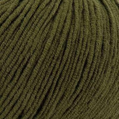 Yarn YarnArt Jeans green khaki (82)