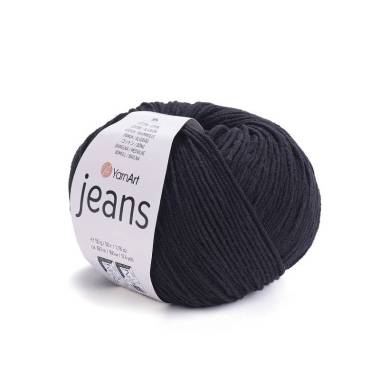 Пряжа YarnArt Jeans черный (53)