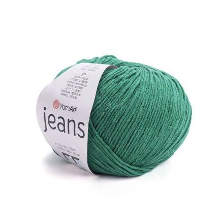 Пряжа YarnArt Jeans зеленый (52)