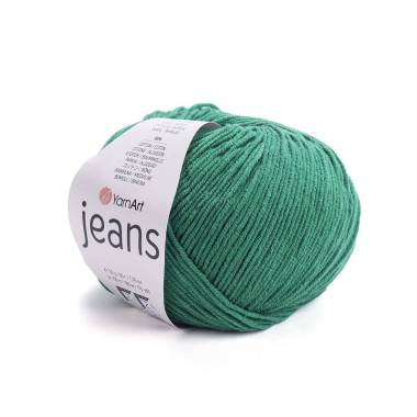 Пряжа YarnArt Jeans зеленый (52)