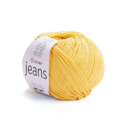Yarn YarnArt Jeans yellow (35)
